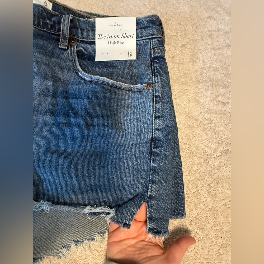Abercrombie and Fitch curve love mom shorts